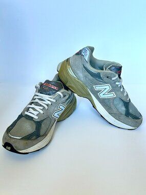 New Balance 990v3 Gray Made in USA Sneakers Size 9